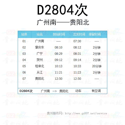 動(dòng)車2804次時(shí)刻表