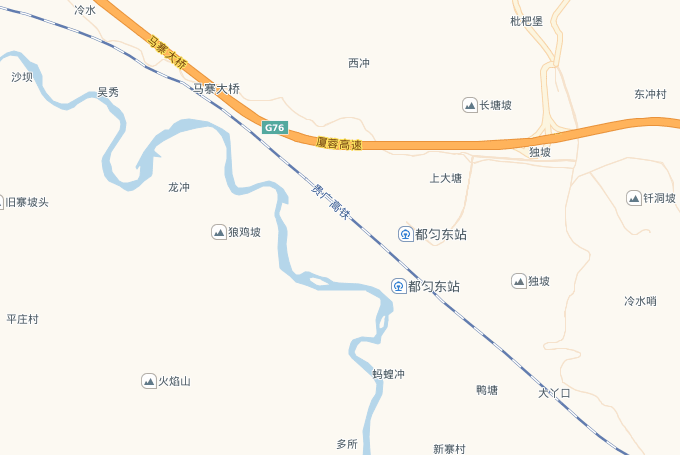 都勻東站位置地圖